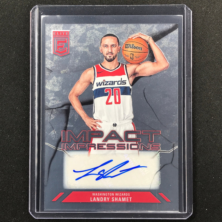 2023-24 Donruss Elite Landry Shamet Impact Impressions Auto #Lsp