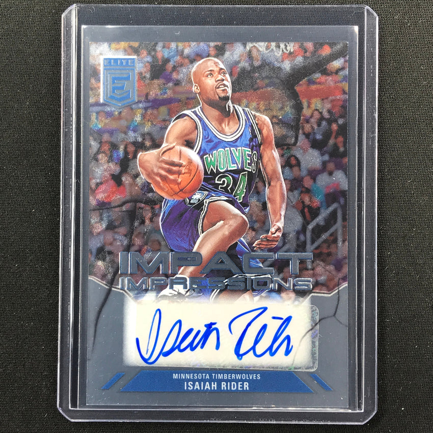 2023-24 Donruss Elite Isaiah Rider Impact Impressions Auto No Rid