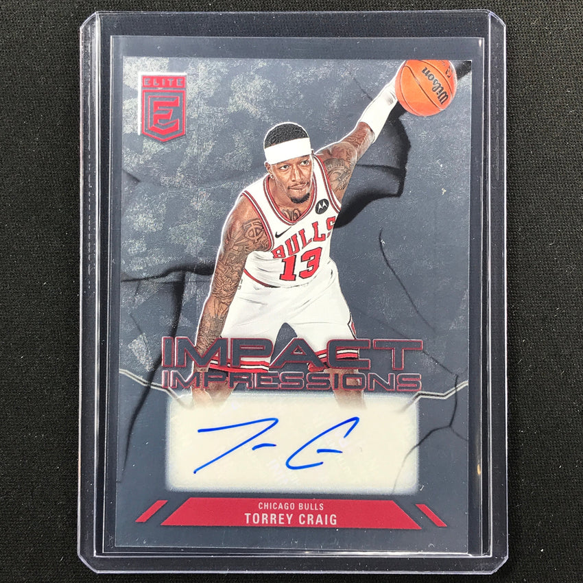 2023-24 Donruss Elite Torrey Craig Impact Impressions Auto No Tor