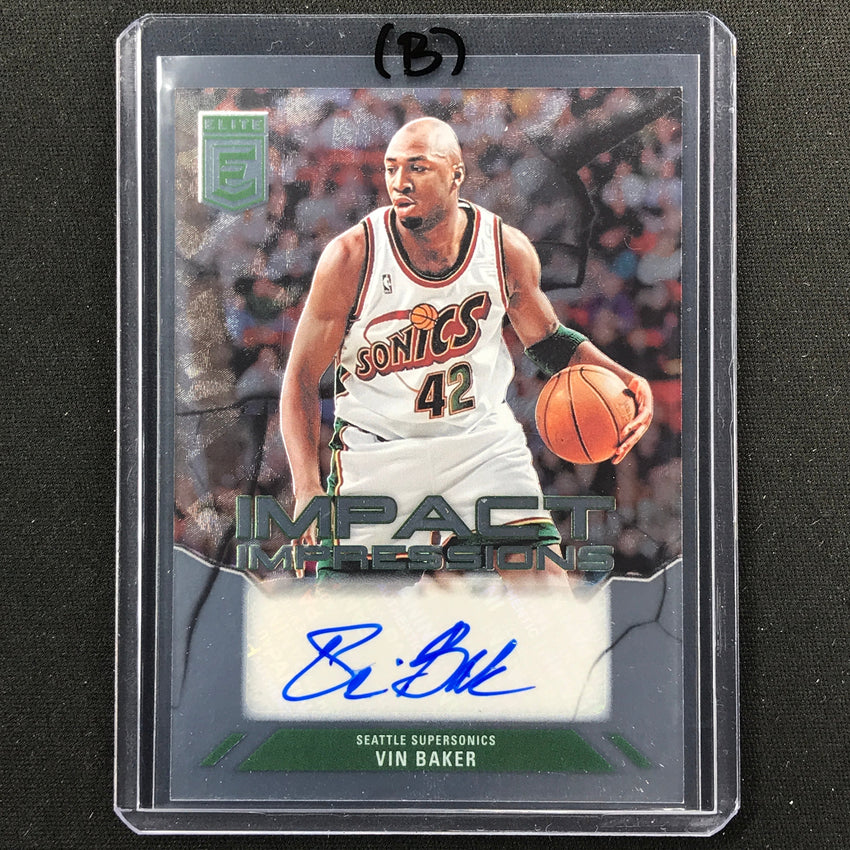 2023-24 Donruss Elite VIN BAKER Impact Impressions Auto #VIN (B)