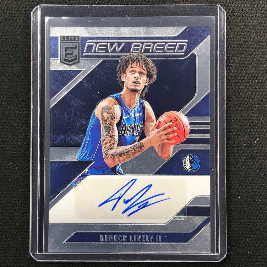 2023-24 Donruss Elite Dereck Lively Ii New Breed Rookie Auto No Dlf