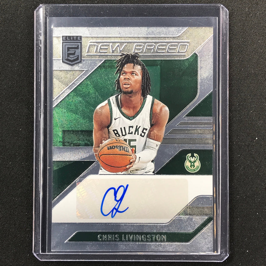 2023-24 Donruss Elite Chris Livingston New Breed Rookie Auto #Liv