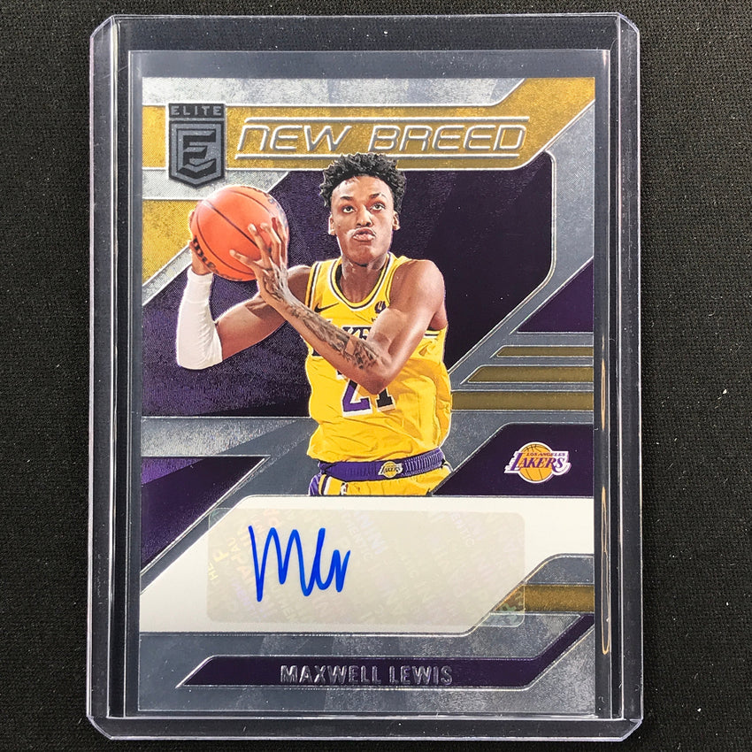 2023-24 Donruss Elite Maxwell Lewis New Breed Rookie Auto #Max-Cherry Collectables