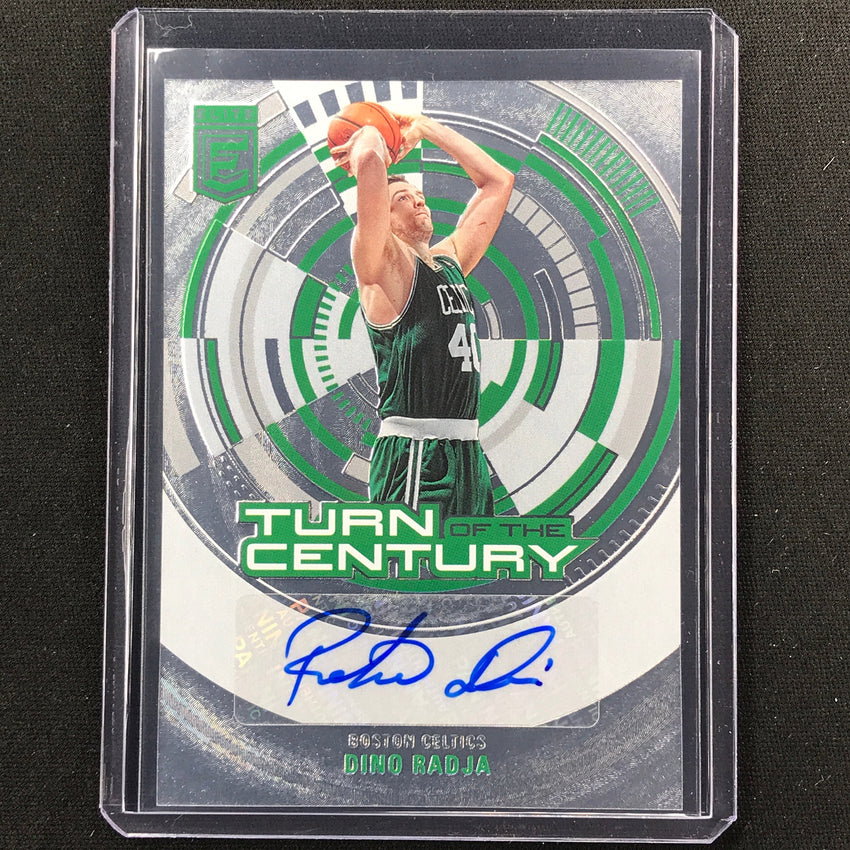 2023-24 Donruss Elite Dino Radja Turn Of The Century Auto No Rad