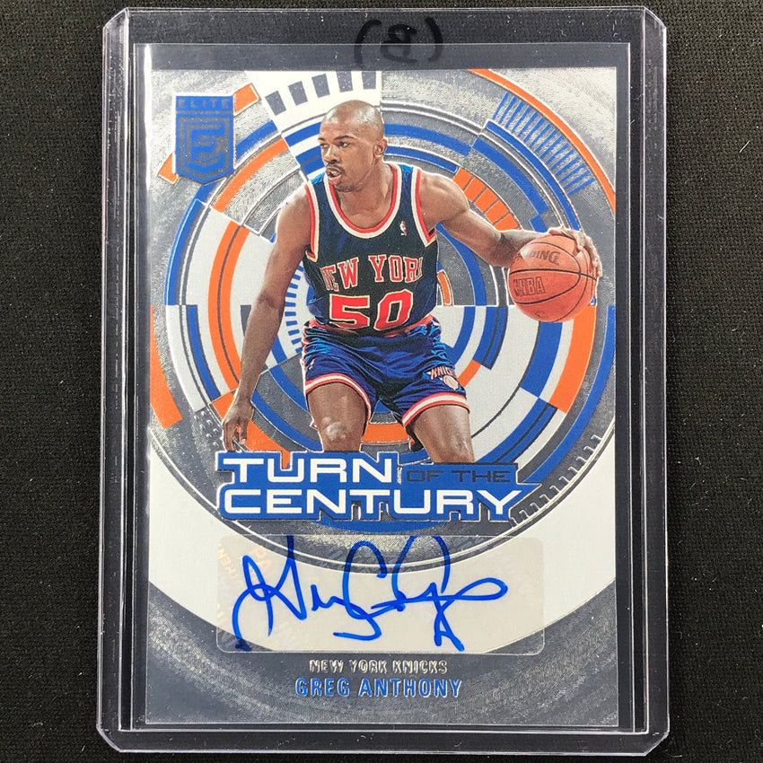 2023-24 Donruss Elite GREG ANTHONY Turn of the Century Auto #GAN (B)