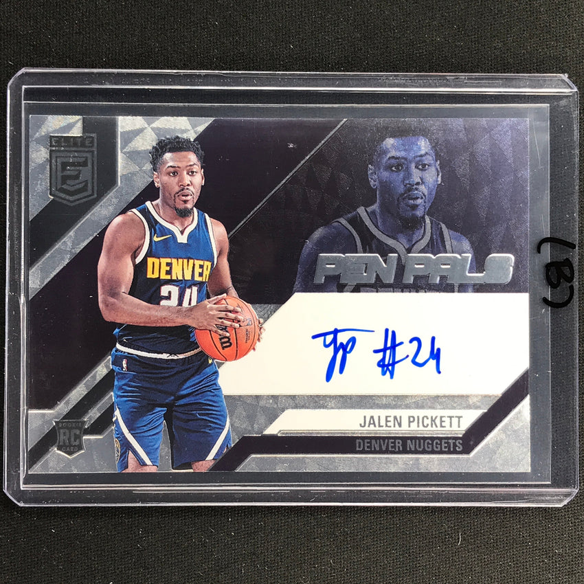 2023-24 Donruss Elite JALEN PICKETT Pen Pals Rookie Auto #JPD (B)