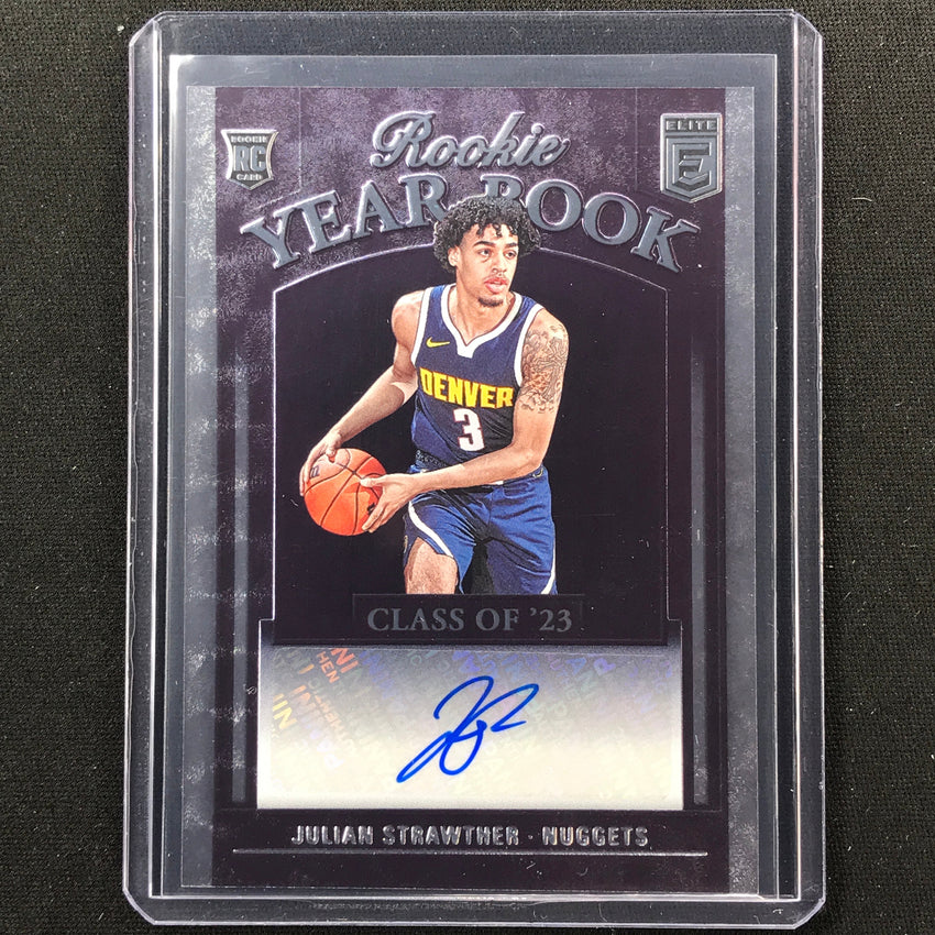 2023-24 Donruss Elite JULIAN STRAWTHER Rookie Year Book Auto #JUL