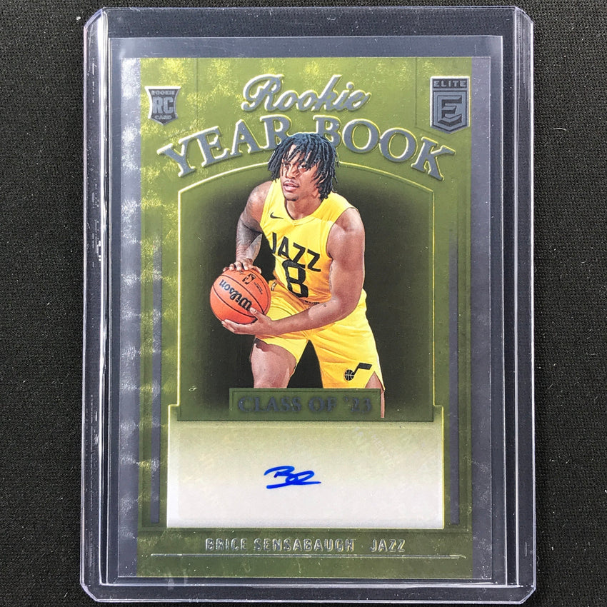 2023-24 Donruss Elite Brice Sensabaugh Rookie Year Book Auto No Sen