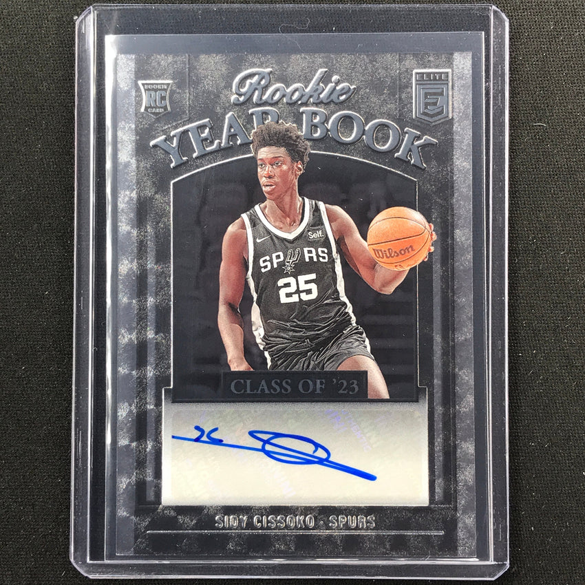 2023-24 Donruss Elite Sidy Cissoko Rookie Year Book Auto #Sid