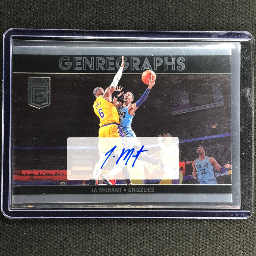 2023-24 Donruss Elite Ja Morant Genregraphs Auto No Jam