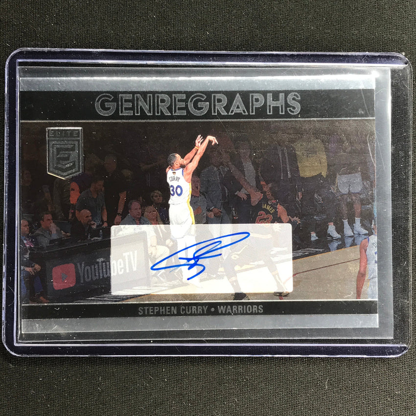 2023-24 Donruss Elite Stephen Curry Genregraphs Auto No Scg