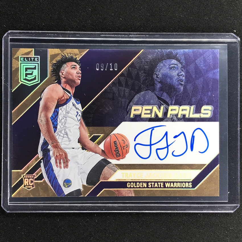 2023-24 Donruss Elite Trayce Jackson-davis Pen Pals Rookie Auto Gold 9/10