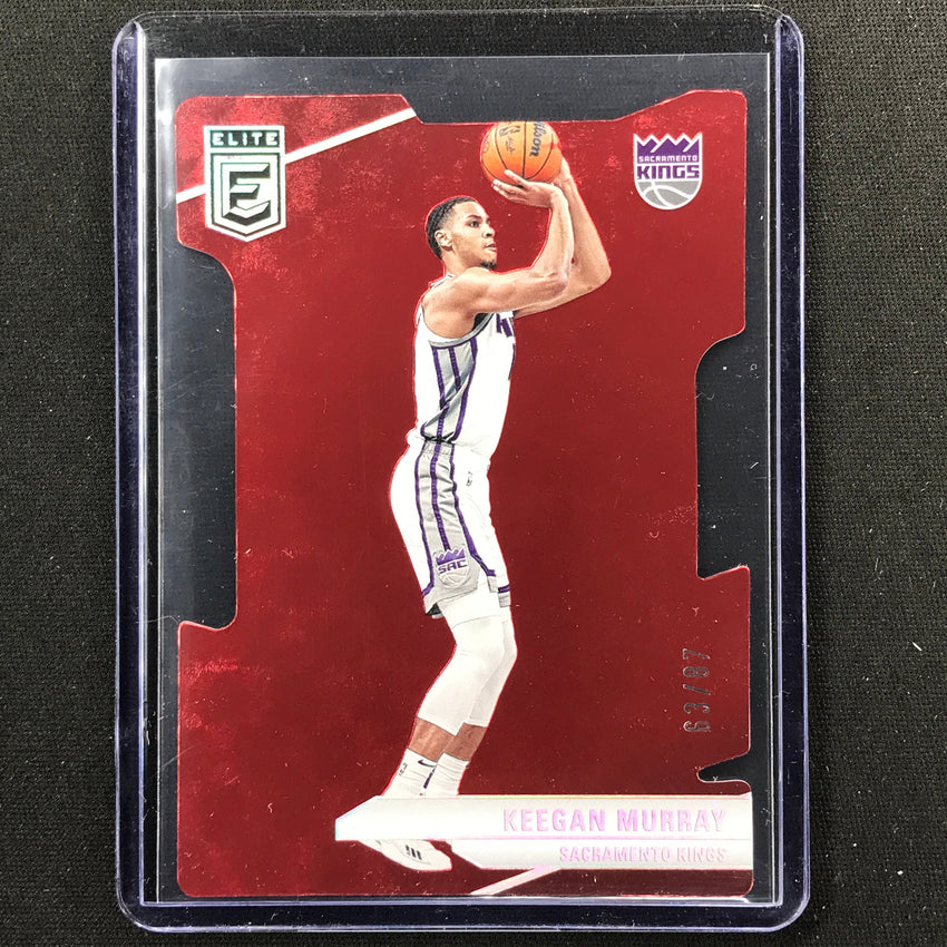 2023-24 Donruss Elite Keegan Murray Base Aspirations Die-cut 63/87 #113