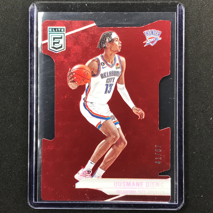 2023-24 Donruss Elite Ousmane Dieng Base Aspirations Die-cut 41/87 No 180