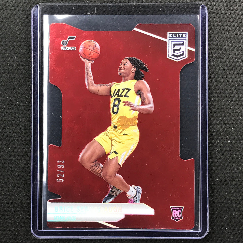 2023-24 Donruss Elite Brice Sensabaugh Rookie Base Aspirations Die-cut 52/92