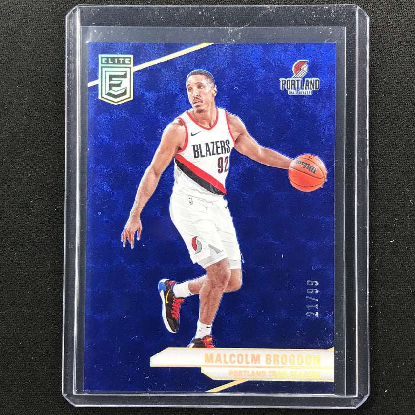 2023-24 Donruss Elite Malcolm Brogdon Base Blue 21/99 #18