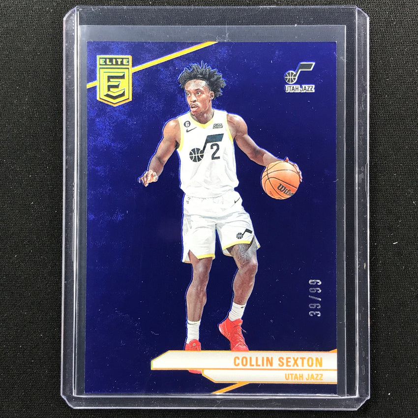 2023-24 Donruss Elite Collin Sexton Base Blue 39/99 #19