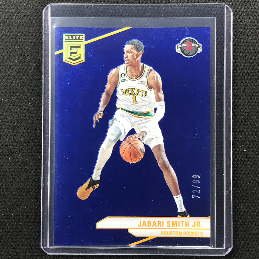 2023-24 Donruss Elite Jabari Smith Jr. Base Blue 72/99 #29