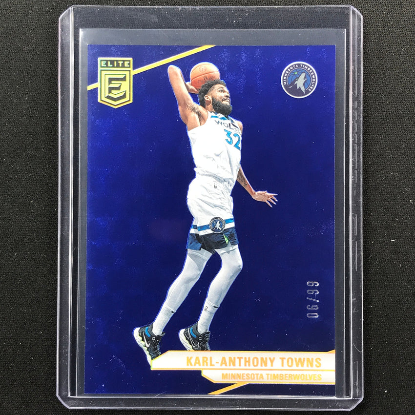 2023-24 Donruss Elite Karl-anthony Towns Base Blue 6/99 No 47