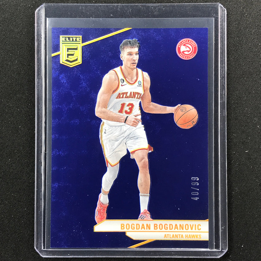 2023-24 Donruss Elite Bogdan Bogdanovic Base Blue 40/99 No 62