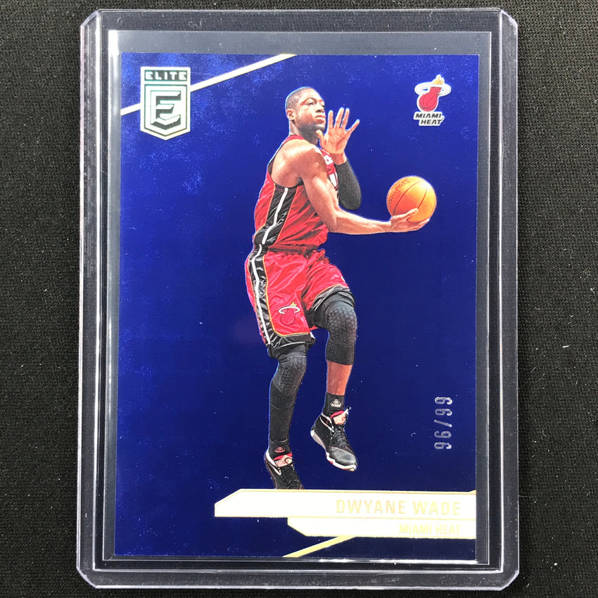 2023-24 Donruss Elite Dwyane Wade Base Blue 96/99 No 77