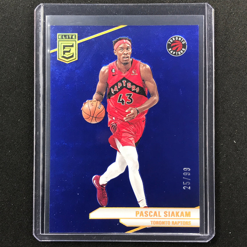 2023-24 Donruss Elite Pascal Siakam Base Blue 25/99 #126