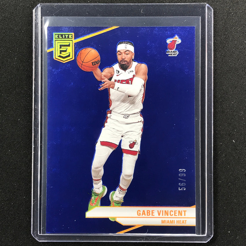 2023-24 Donruss Elite Gabe Vincent Base Blue 56/99 #127