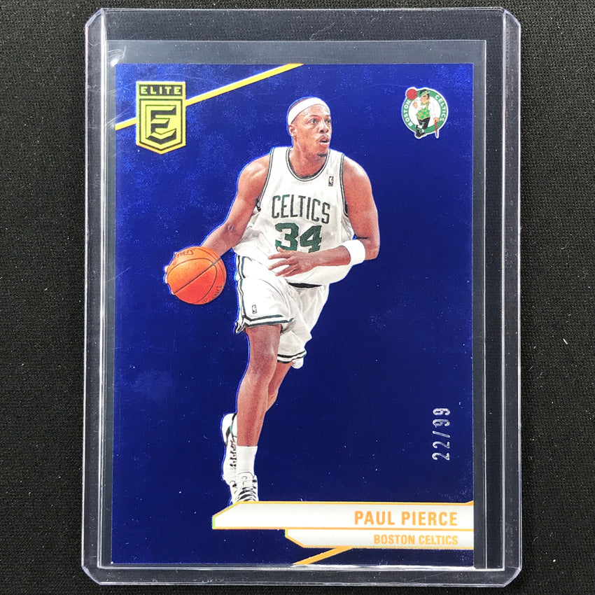 2023-24 Donruss Elite Paul Pierce Base Blue 22/99 No 137