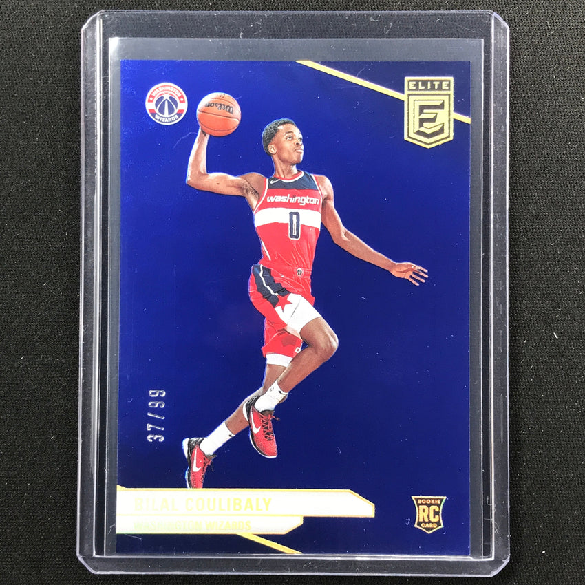 2023-24 Donruss Elite Bilal Coulibaly Rookie Base Blue 37/99 No 217