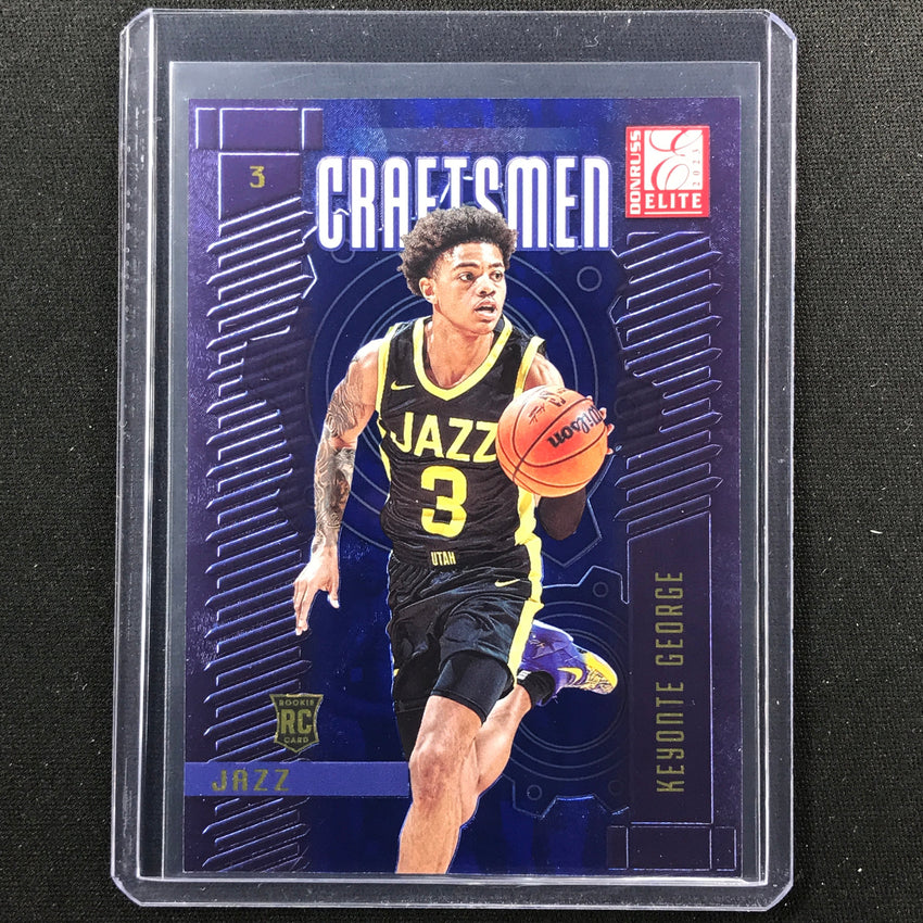 2023-24 Donruss Elite Keyonte George Rookie Craftsmen Blue 52/99 #19