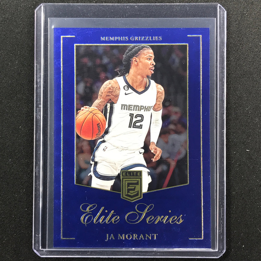 2023-24 Donruss Elite Ja Morant Elite Series Blue 51/99 #7