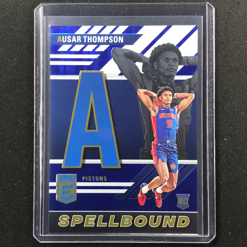 2023-24 Donruss Elite Ausar Thompson A Rookie Spellbound Blue 36/99 No 20