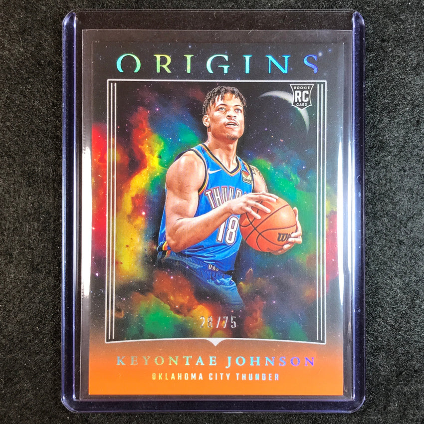2023-24 Origins KEYONTAE JOHNSON Rookie Base Orange 28/75 #83