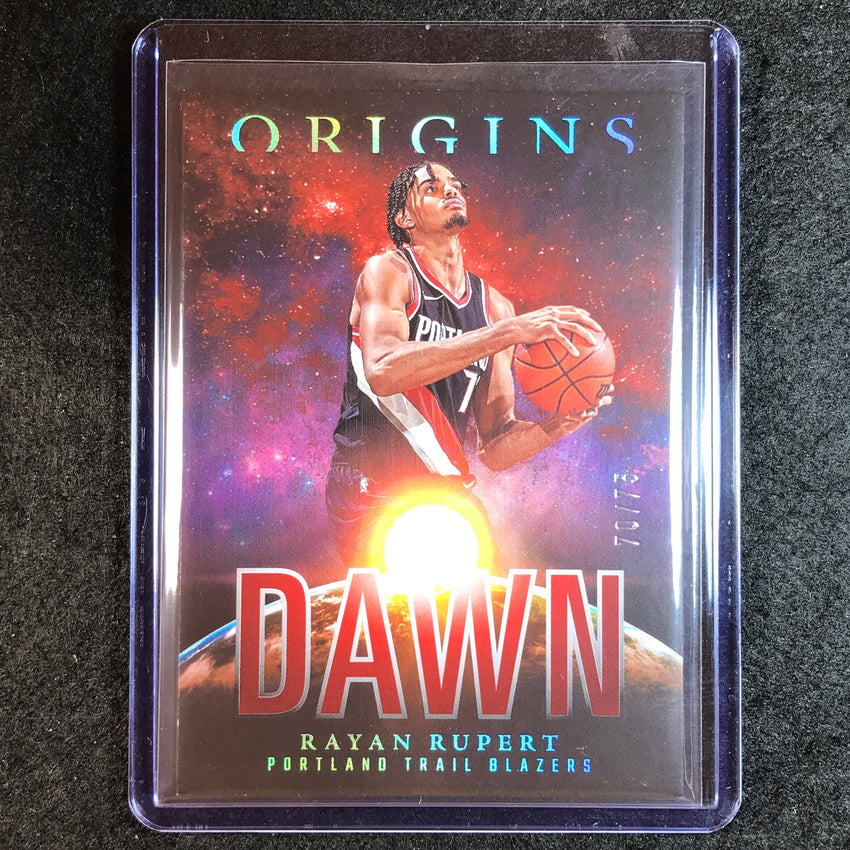2023-24 Origins RAYAN RUPERT Dawn Rookie Red 70/75 #3