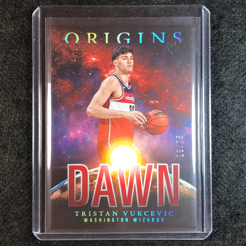 2023-24 Origins TRISTAN VUKCEVIC Dawn Rookie Red 18/75 #10