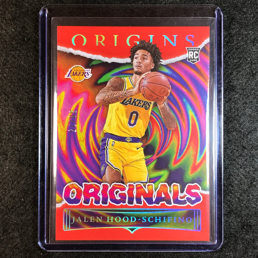 2023-24 Origins JALEN HOOD-SCHIFI#Originals Rookie Red 38/75 #17