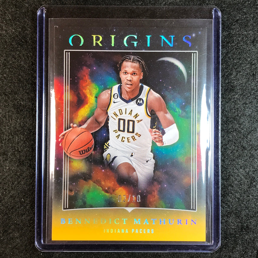 2023-24 Origins BENNEDICT MATHURIN Base Gold 2/10