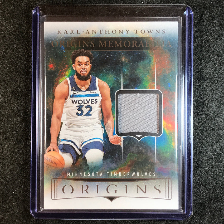 2023-24 Origins KARL-ANTHONY TOWNS Origins Memorabilia Jersey Relic No. KAT
