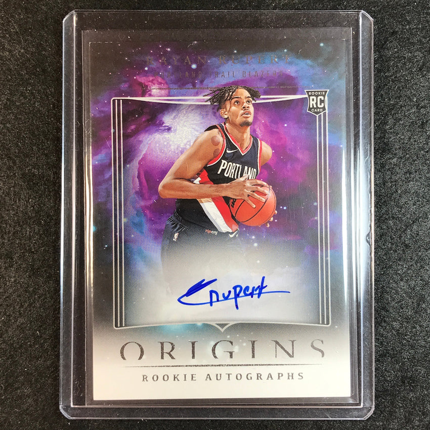 2023-24 Origins RAYAN RUPERT Rookie Auto Base No. RRP