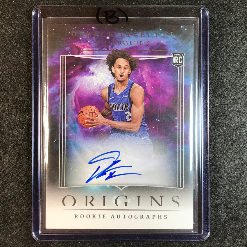 2023-24 Origins DERECK LIVELY II Rookie Auto Base No. DLT (B)