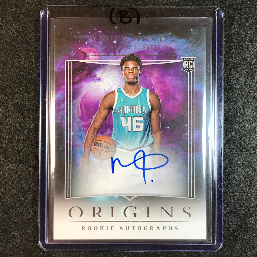 2023-24 Origins JAMES NNAJI Rookie Auto Base #JNB (B)