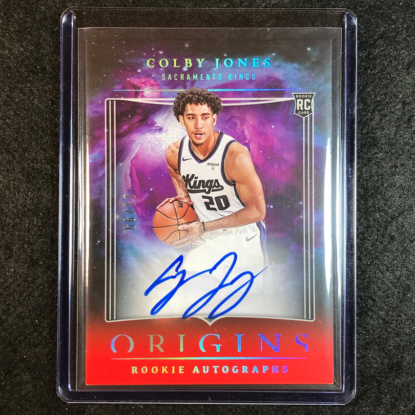 2023-24 Origins COLBY JONES Rookie Auto Red 11/99
