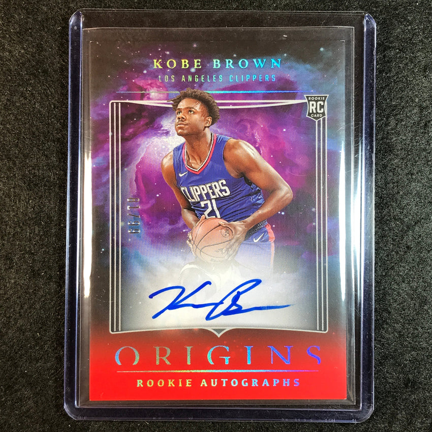 2023-24 Origins KOBE BROWN Rookie Auto Red 81/99