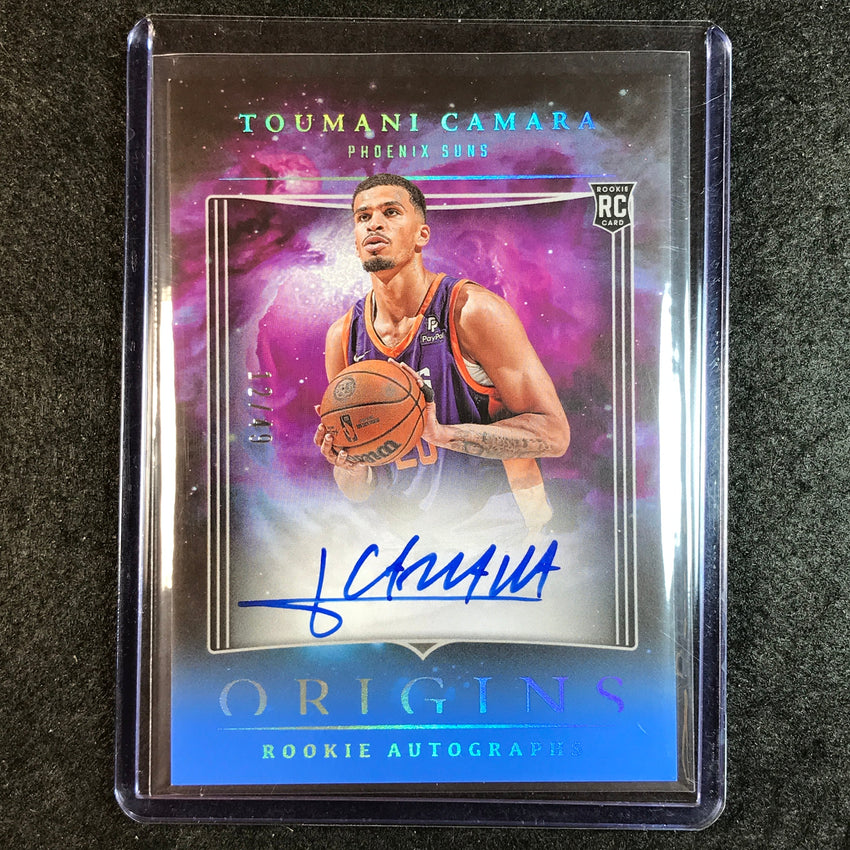 2023-24 Origins TOUMANI CAMARA Rookie Auto Blue 12/49