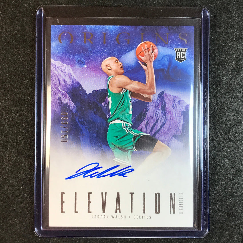 2023-24 Origins JORDAN WALSH Elevation Signatures Rookie Auto Base 99/150