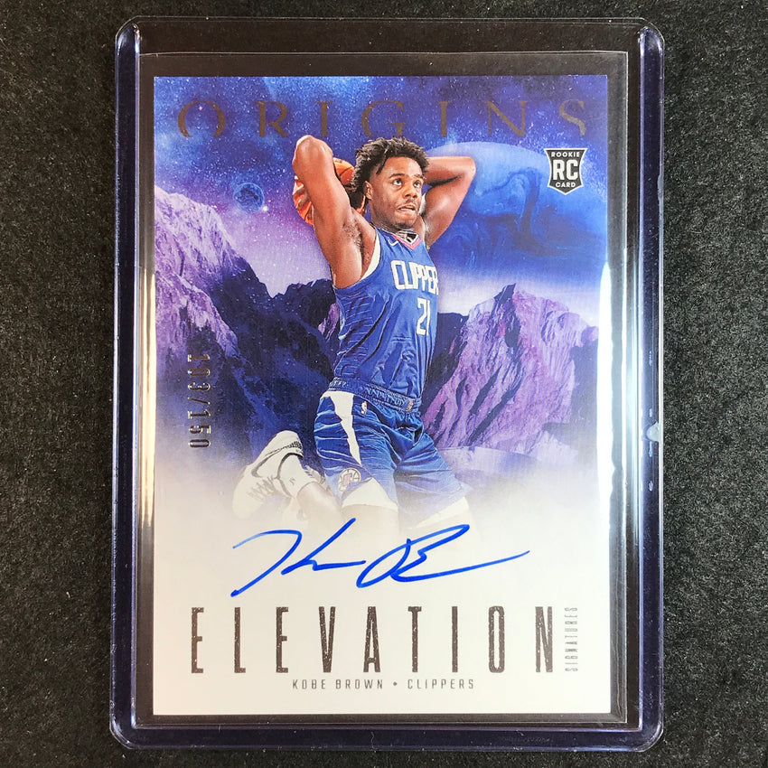 2023-24 Origins KOBE BROWN Elevation Signatures Rookie Auto Base 103/150