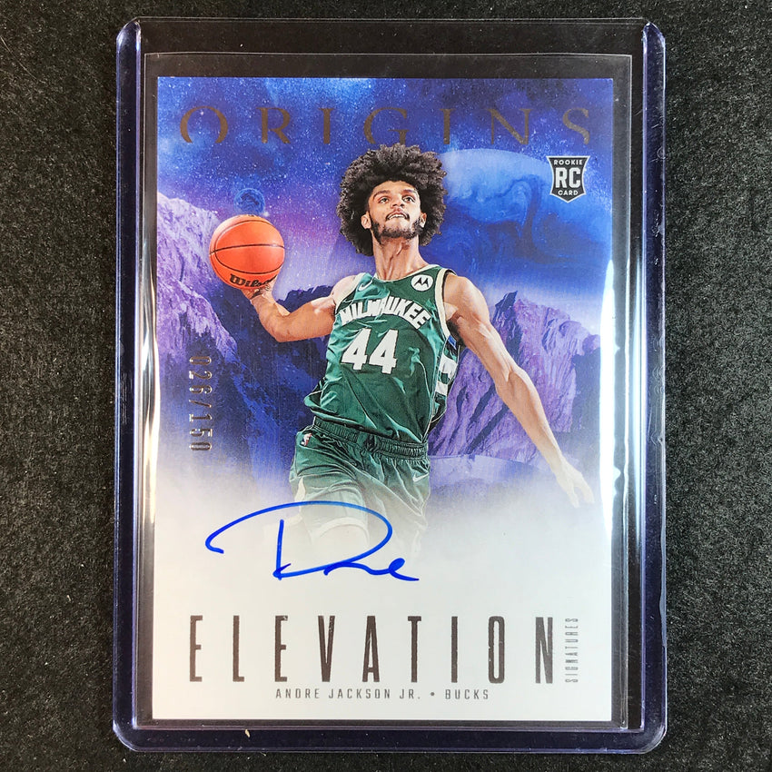 2023-24 Origins ANDRE JACKSON JR. Elevation Signatures Rookie Auto Base 26/150