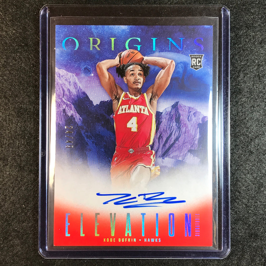 2023-24 Origins KOBE BUFKIN Elevation Signatures Rookie Auto Red 24/49