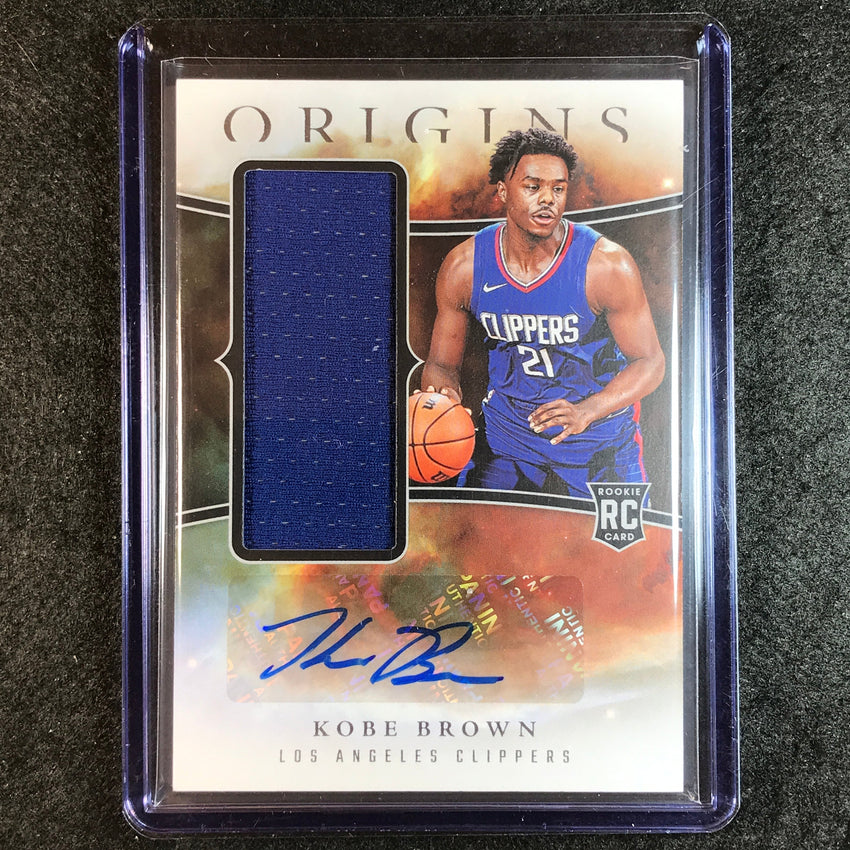 2023-24 Origins KOBE BROWN Rookie Jersey Auto Base #BWN
