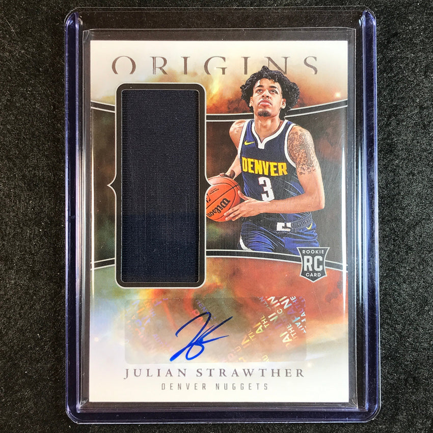 2023-24 Origins JULIAN STRAWTHER Rookie Jersey Auto Base #JUL